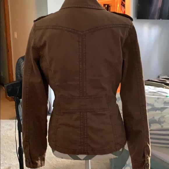 Brown Fall Utility Jacket - Picture 4 of 7